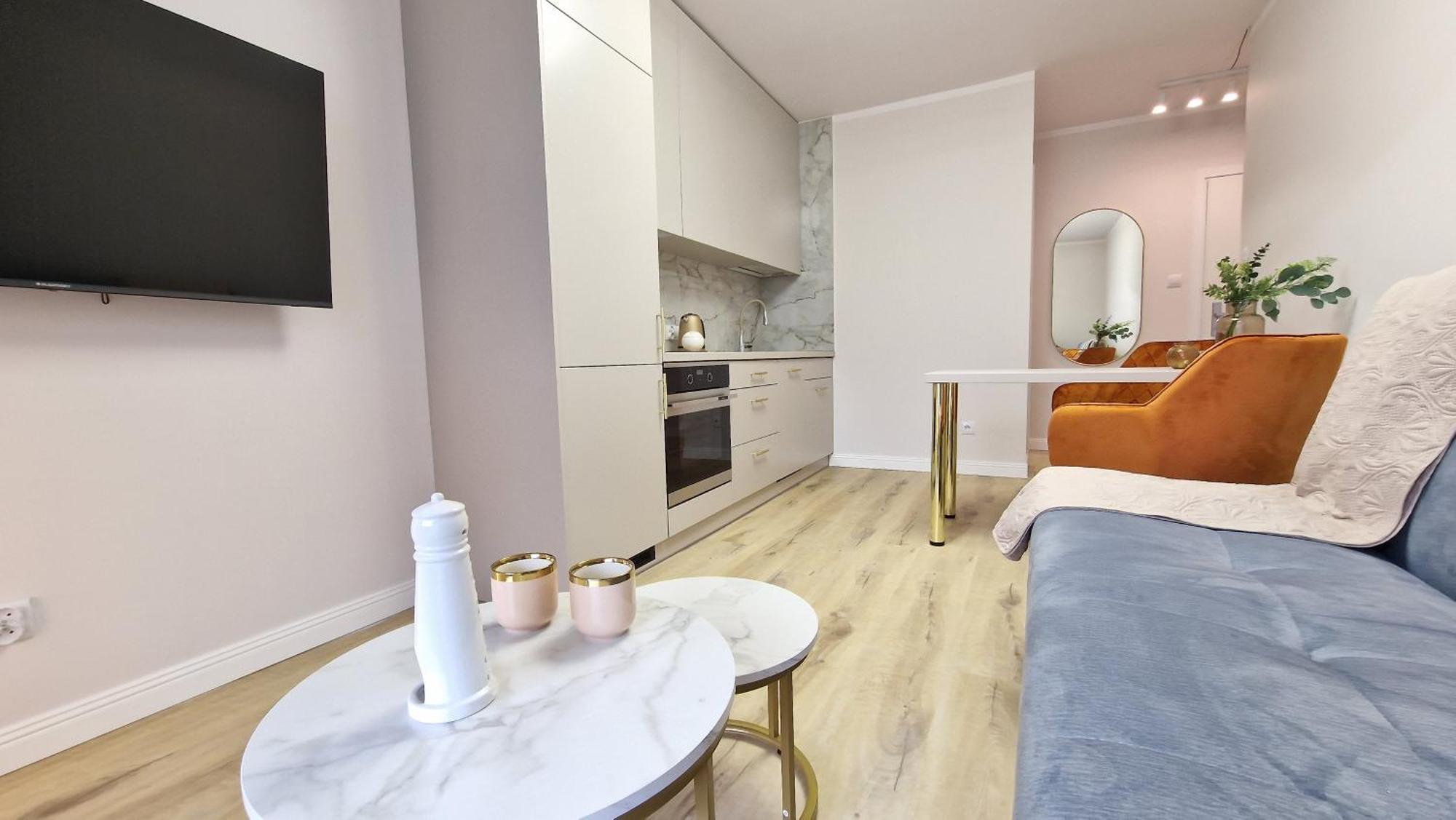 77 Flou Przystan Letnica, Parking & 800m Plaza Apartament Gdańsk